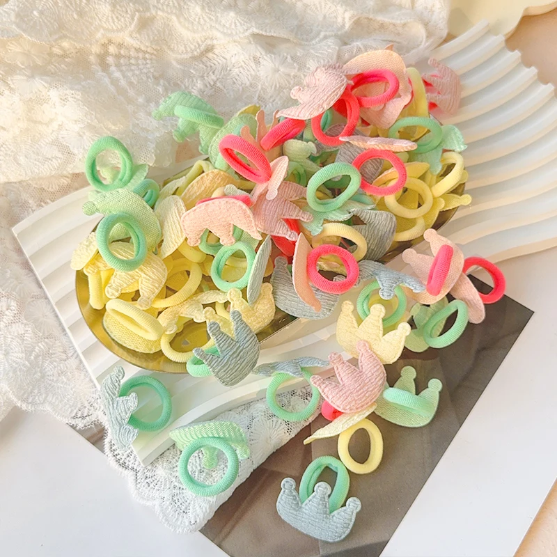Hair Care For Baby - 10pcs/set Cartoon Crown Butterfly Children Hairbands