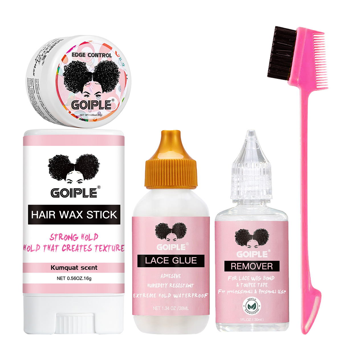 GOIPLE Slick Hair Wax Stick,Ba - Edge Control Gel ulasan dan harga