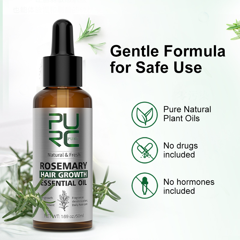 PURC Rosemary Oil for Hair Gro - Hair Care Fragrance Essential Oil ulasan dan harga