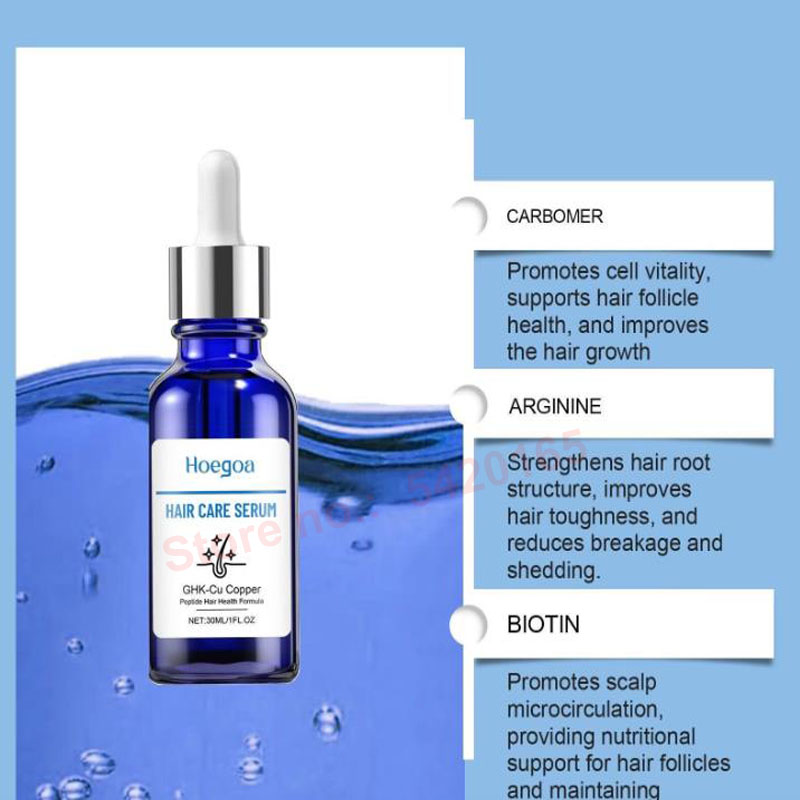 30ml GHK-Cu Peptide Serum Anti - Hair Care Ginseng ulasan dan harga