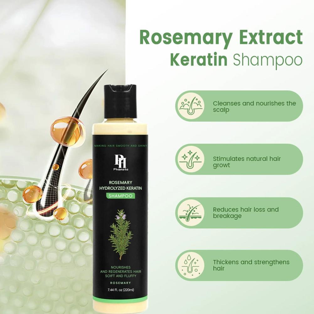 220ML Rosemary Hair Shampoo Vo - Rosemary Hair Oil ulasan dan harga