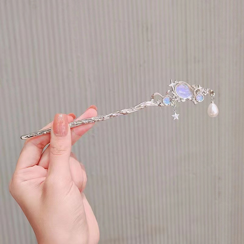 Moonstone Hairpin with Star &  - Hair Care Ingredients ulasan dan harga