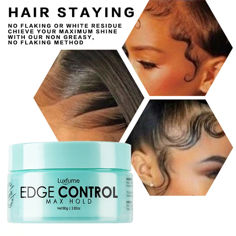 80g Hair Gel Strong Hold Edge  - Edge Control Gel ulasan dan harga
