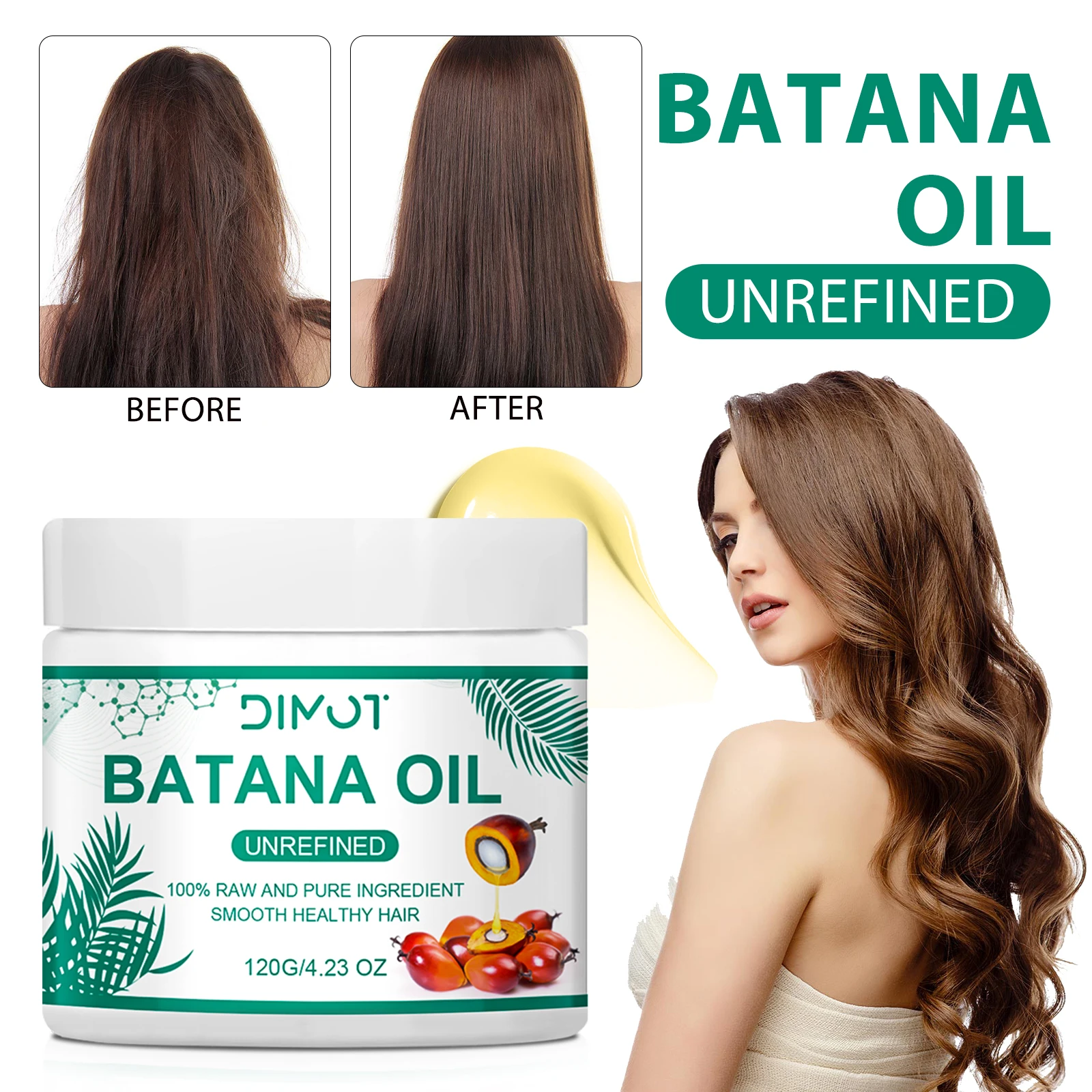 Hair Mask Batana Oil Hair Grow - Hair Care Natural Products ulasan dan harga