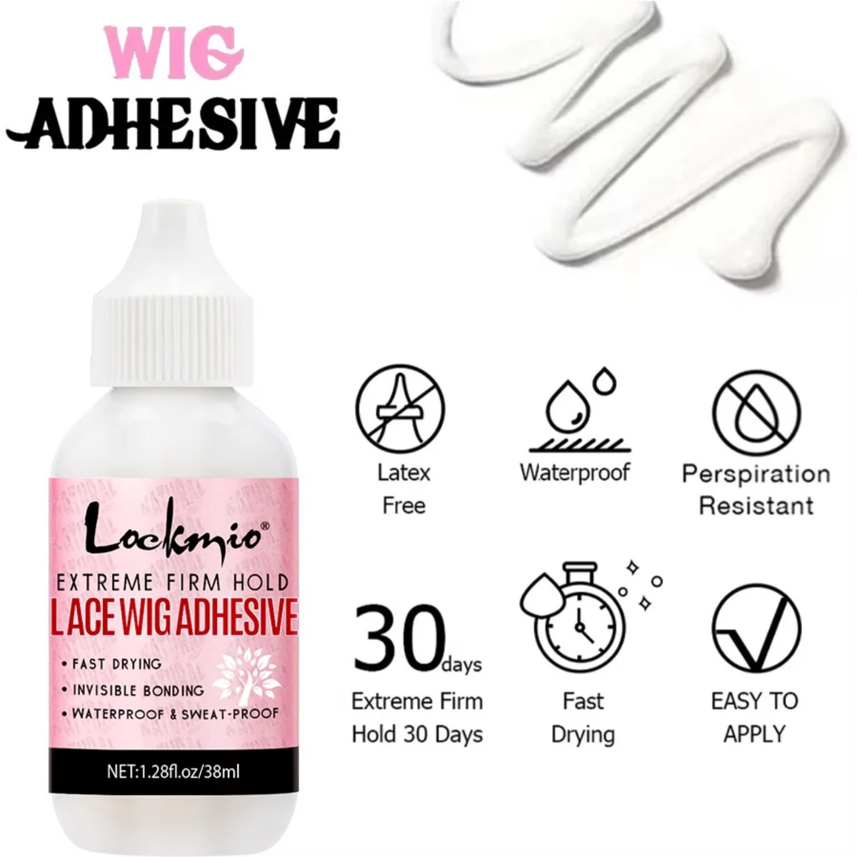 Extra-Strong Wig Adhesive Stro - Edge Control Gel ulasan dan harga