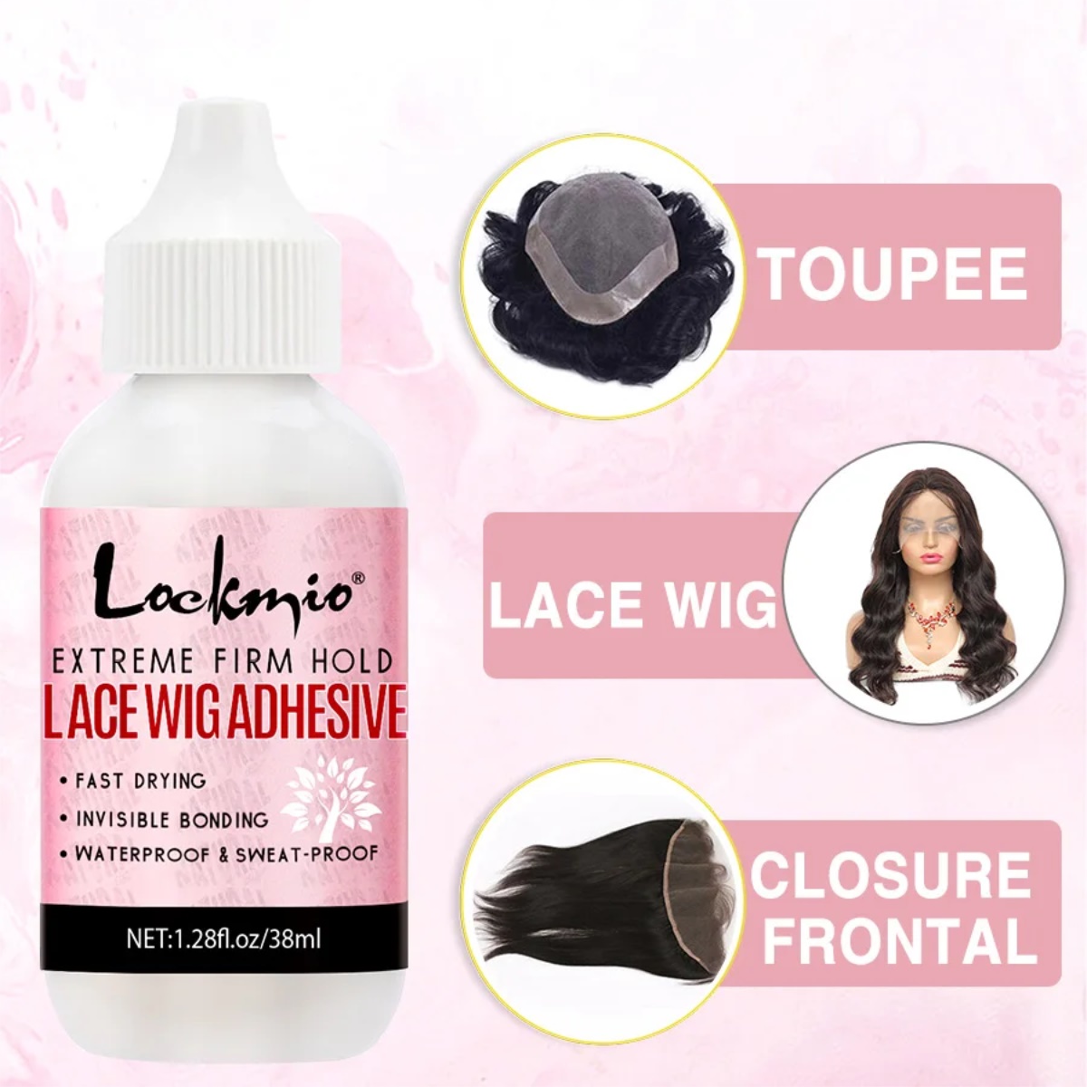 Extra-Strong Wig Adhesive Stro - Edge Control Gel ulasan dan harga