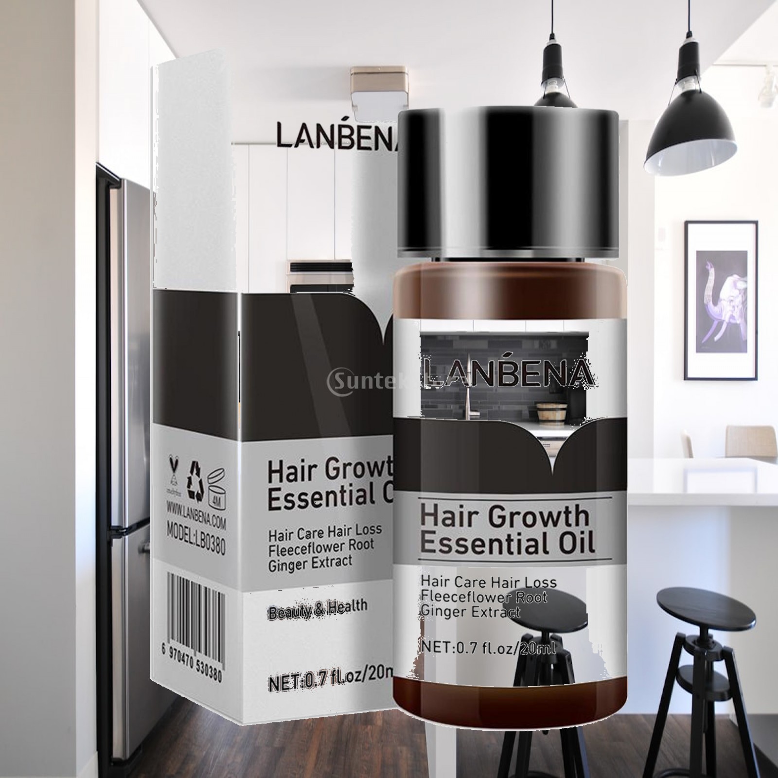 Unisex Hair Growth Essence Oil - Hair Care Ginseng ulasan dan harga