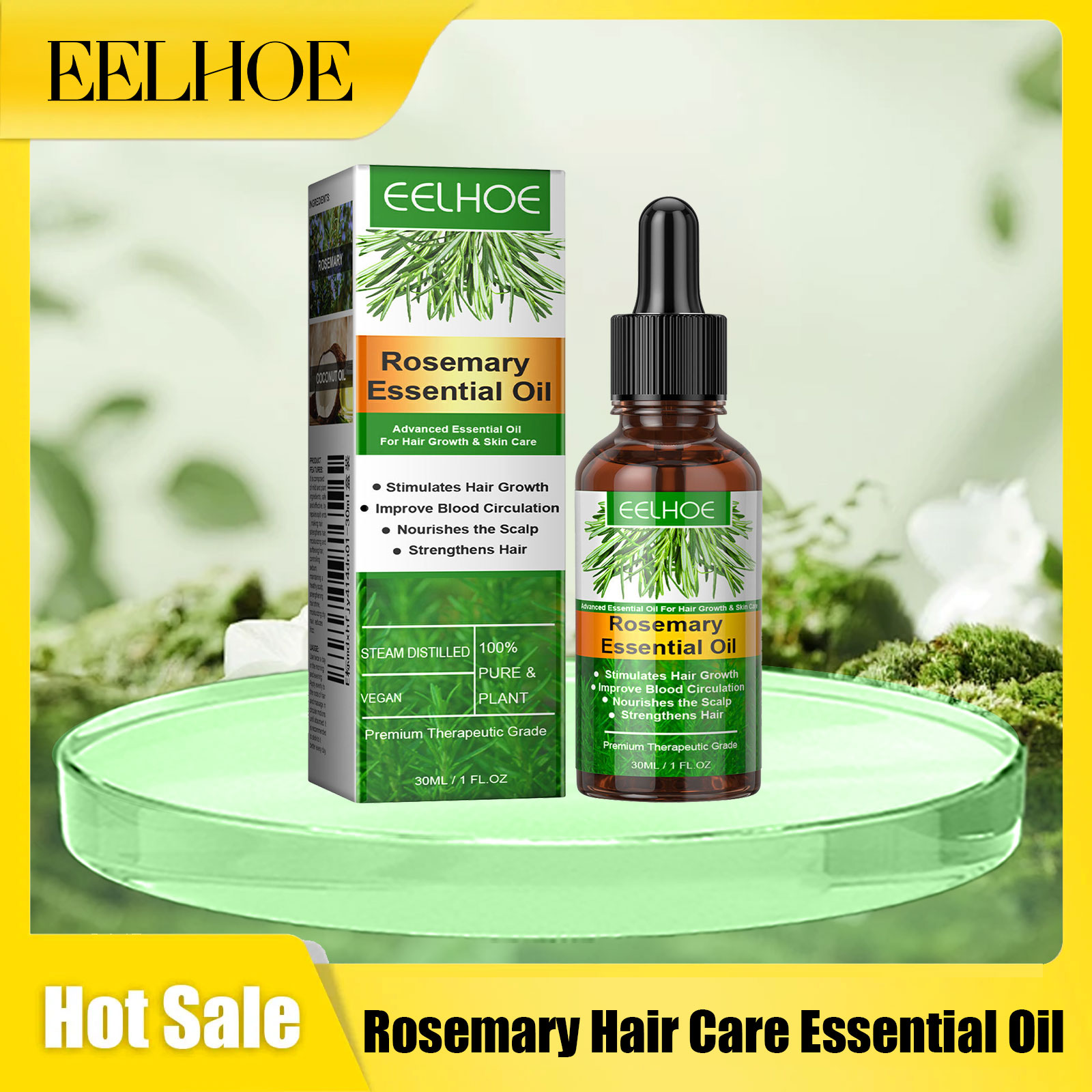 Eelhoe Rosemary Hair Care Esse - Rosemary Hair Oil ulasan dan harga