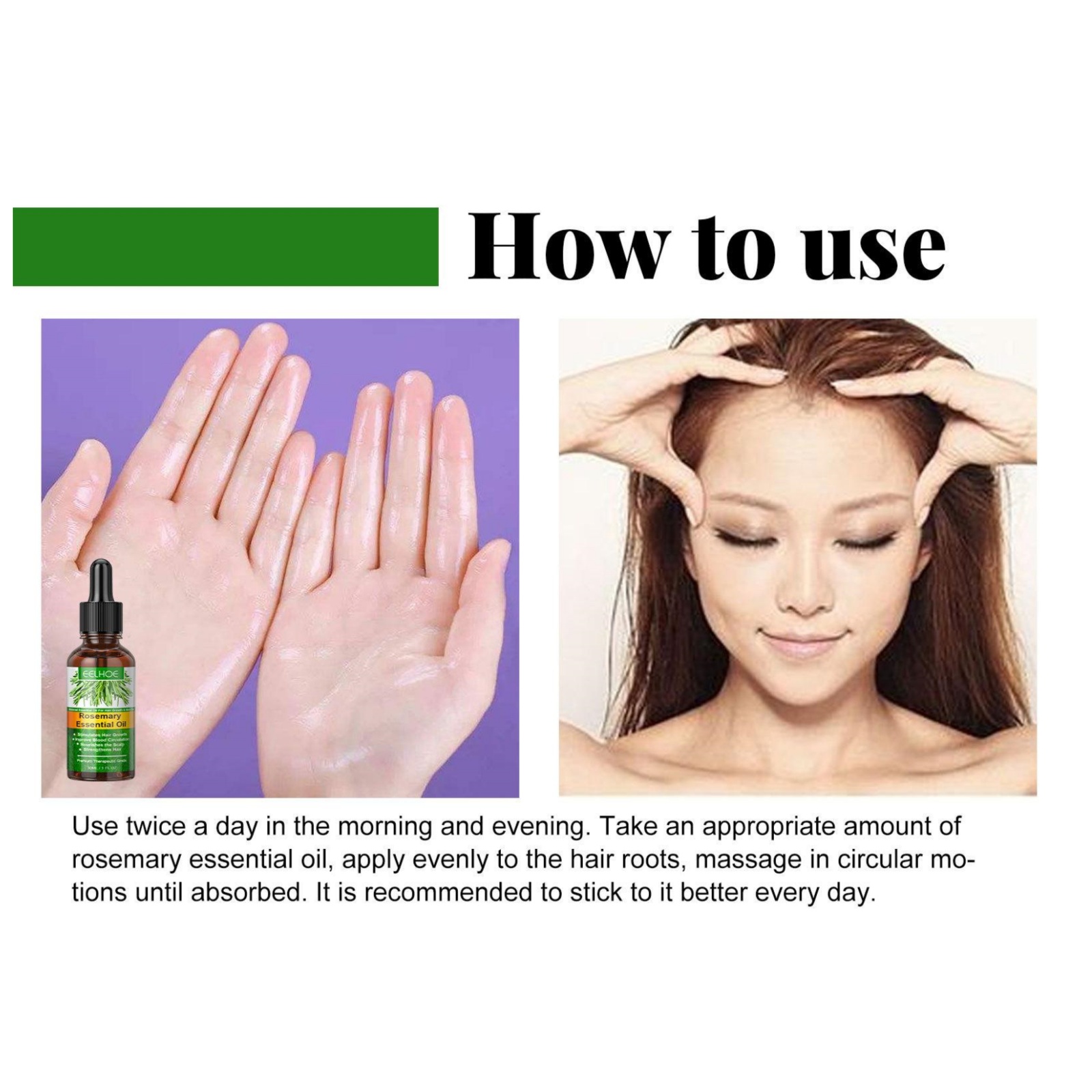 Eelhoe Rosemary Hair Care Esse - Rosemary Hair Oil ulasan dan harga