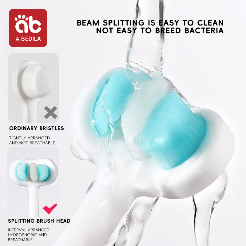 3D Stereo Three-Sided Toothbru - Hair Care For Baby ulasan dan harga