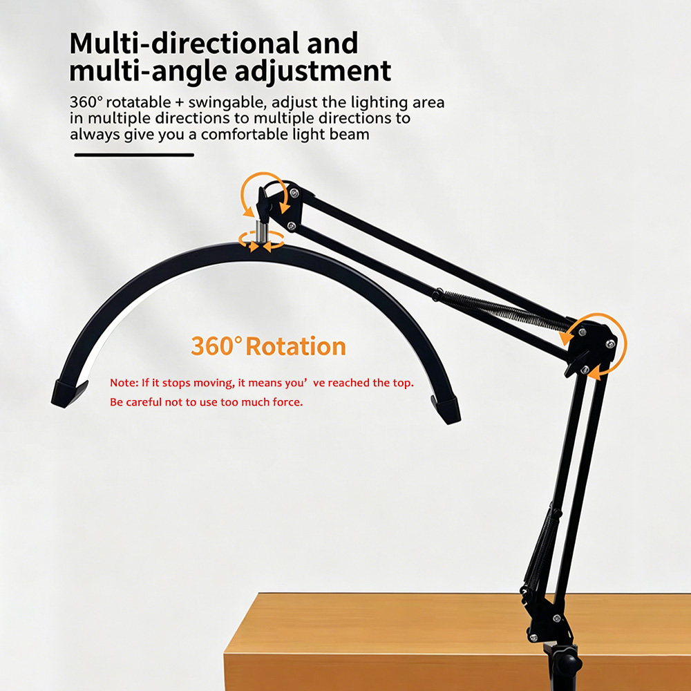 Clamp-on Fill Light Adjustable - Hair Care In Salon ulasan dan harga