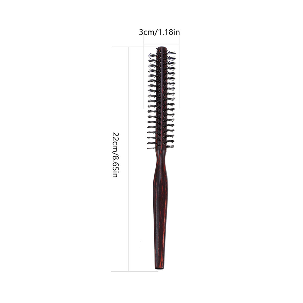 2Pcs Wood Round Hair Brush Cur - Hair Care In Salon ulasan dan harga