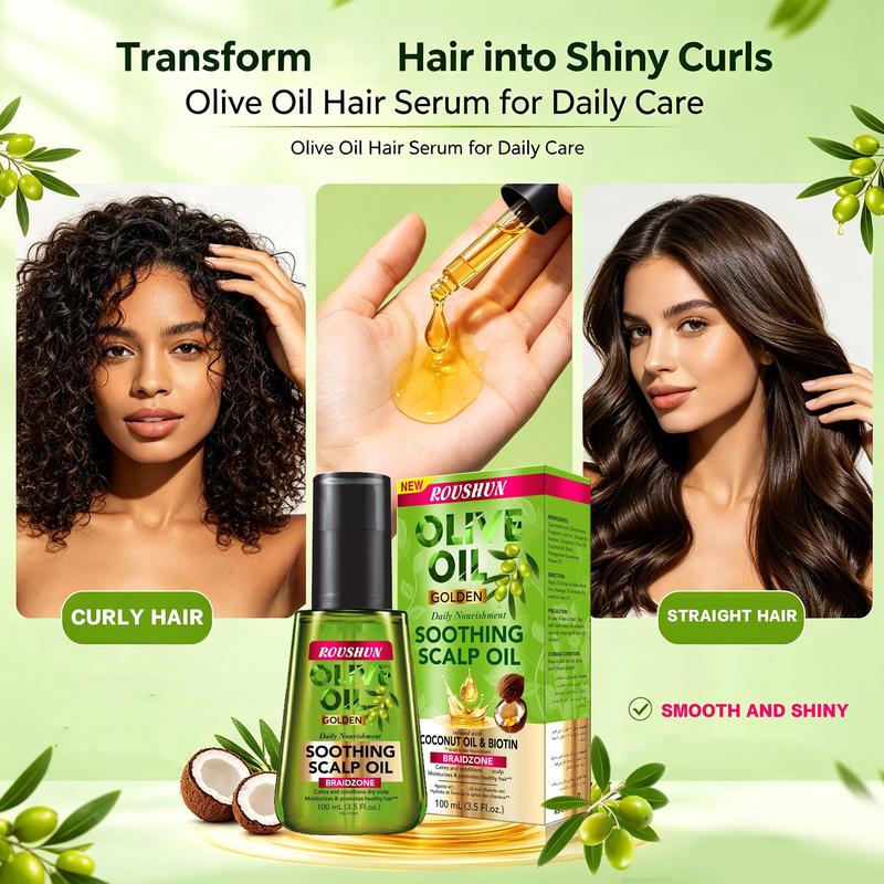 100ml Olive Oil Scalp Oil Smoo - Hair Care Fragrance Essential Oil ulasan dan harga