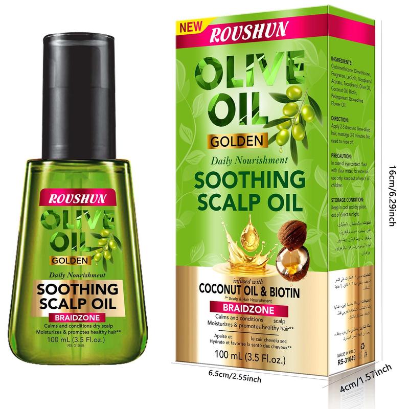100ml Olive Oil Scalp Oil Smoo - Hair Care Fragrance Essential Oil ulasan dan harga