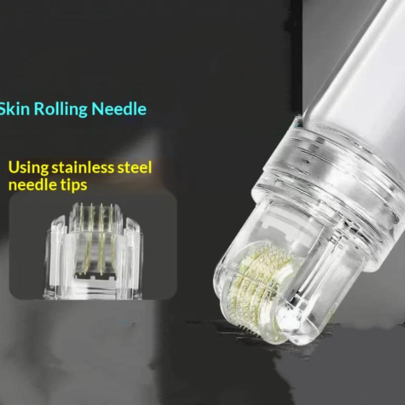 128 Pins Microneedle Derma Rol - Hair Care Oil Serum ulasan dan harga
