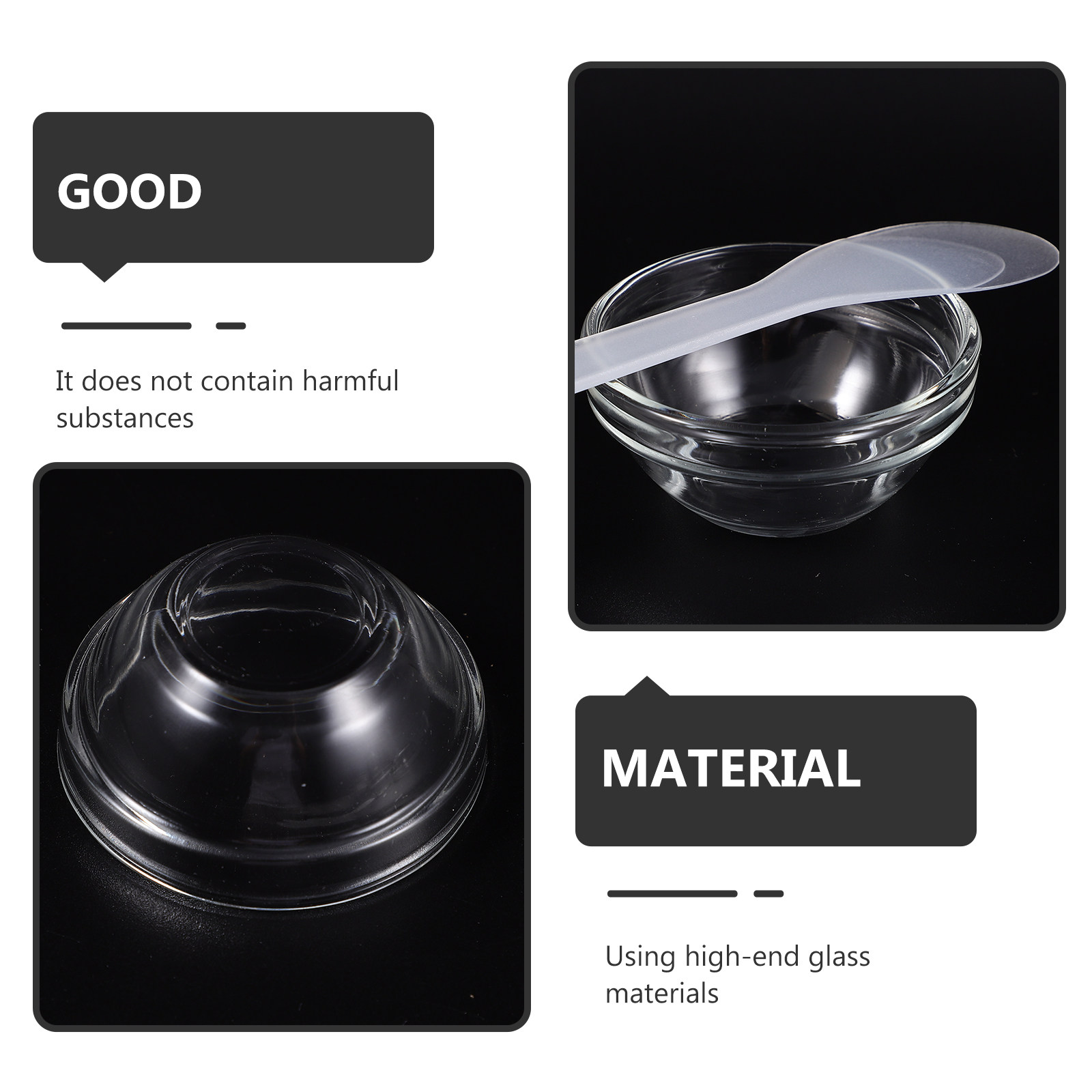 1Set Essential Oil Bowl Glass  - Hair Care Tools ulasan dan harga