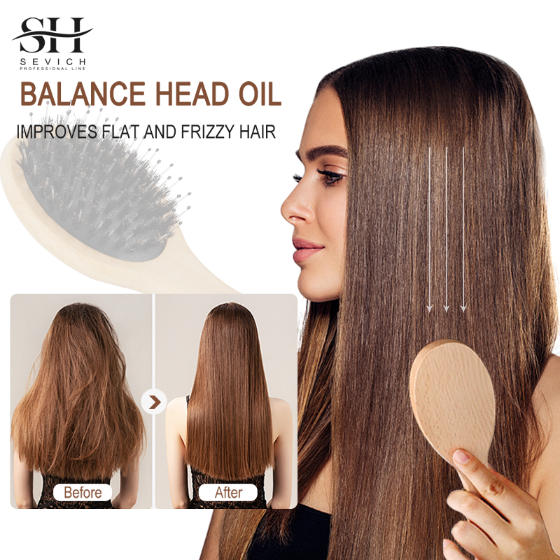 Natural Boar Bristle Hair Fluf - Hair Care In Salon ulasan dan harga