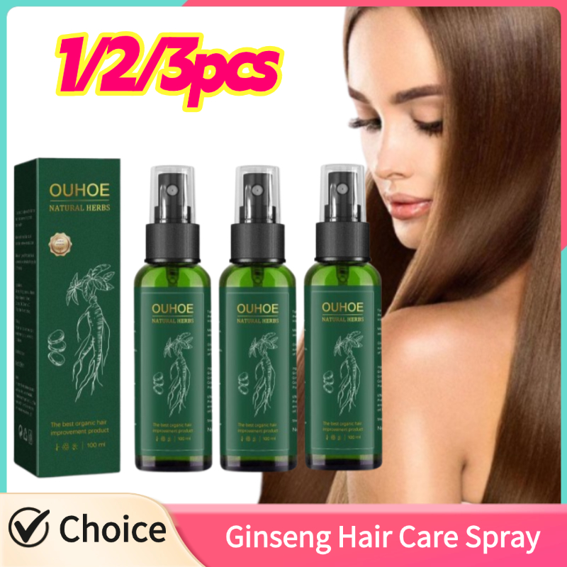1/2/3pcs Ginseng Hair Serum Fo - Hair Care Ginseng ulasan dan harga