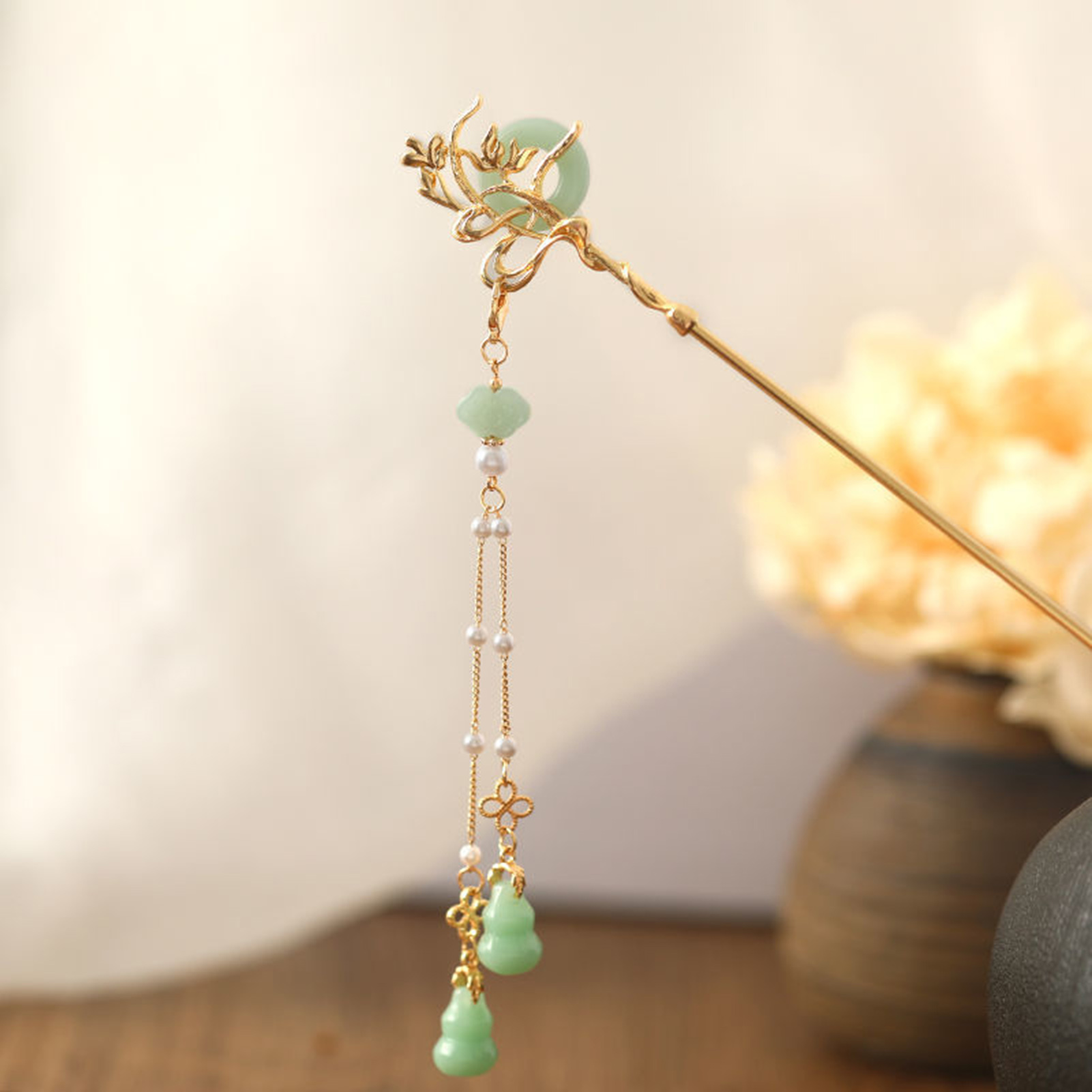 Chinese Style Glass Hairpin Fo - Hair Care Ingredients ulasan dan harga