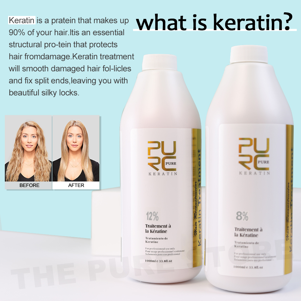 PURC 5% Keratin Smoothing Trea - Hair Care In Salon ulasan dan harga