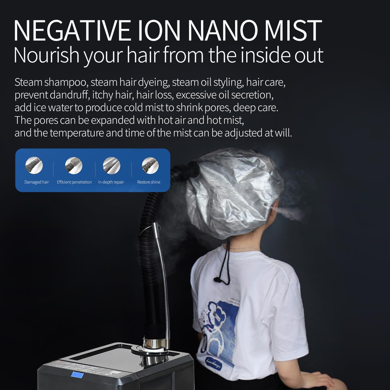 Professional Steam Perm Machin - Hair Care In Salon ulasan dan harga