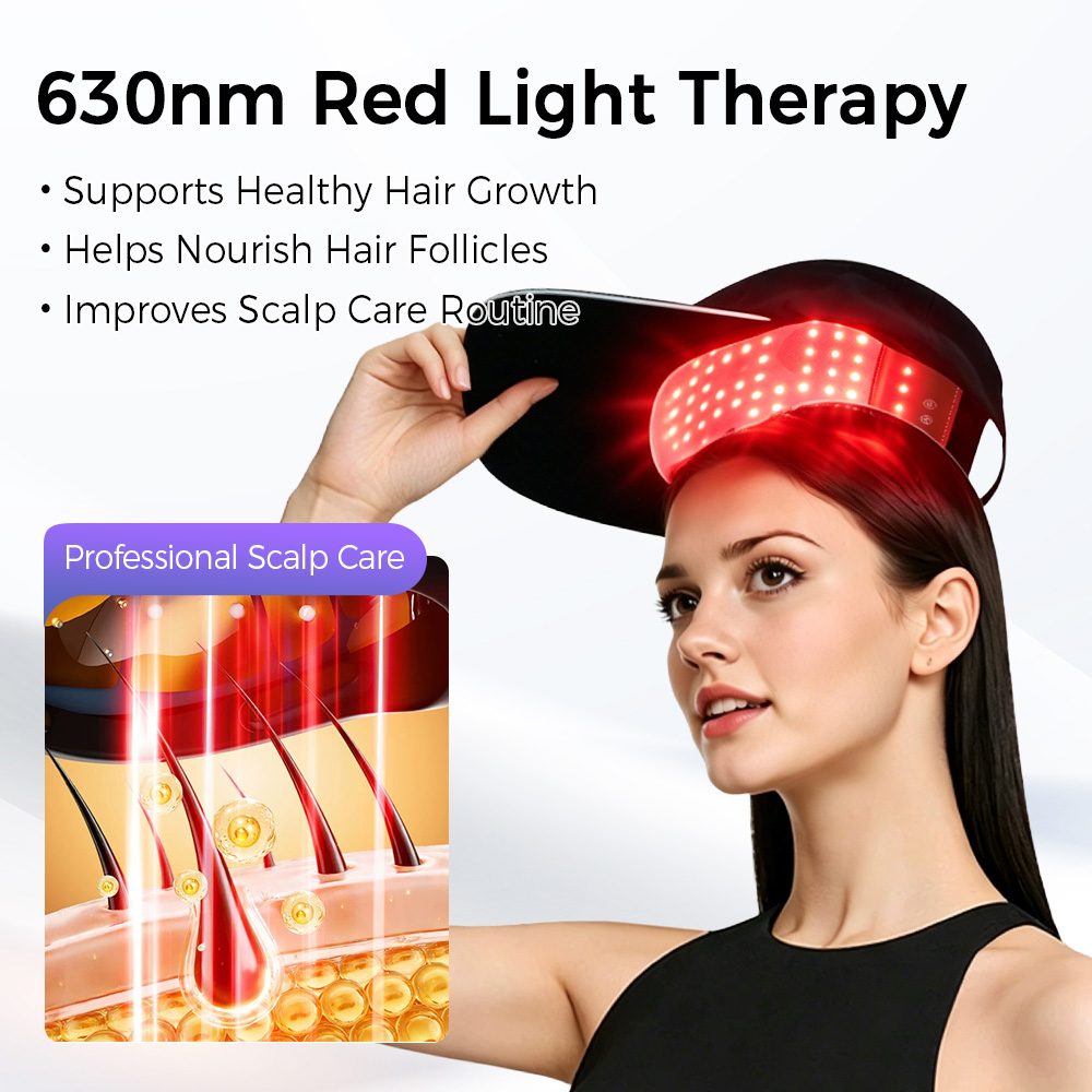 LED Hair Growth Cap Red Blue L - Hair Care Routine ulasan dan harga