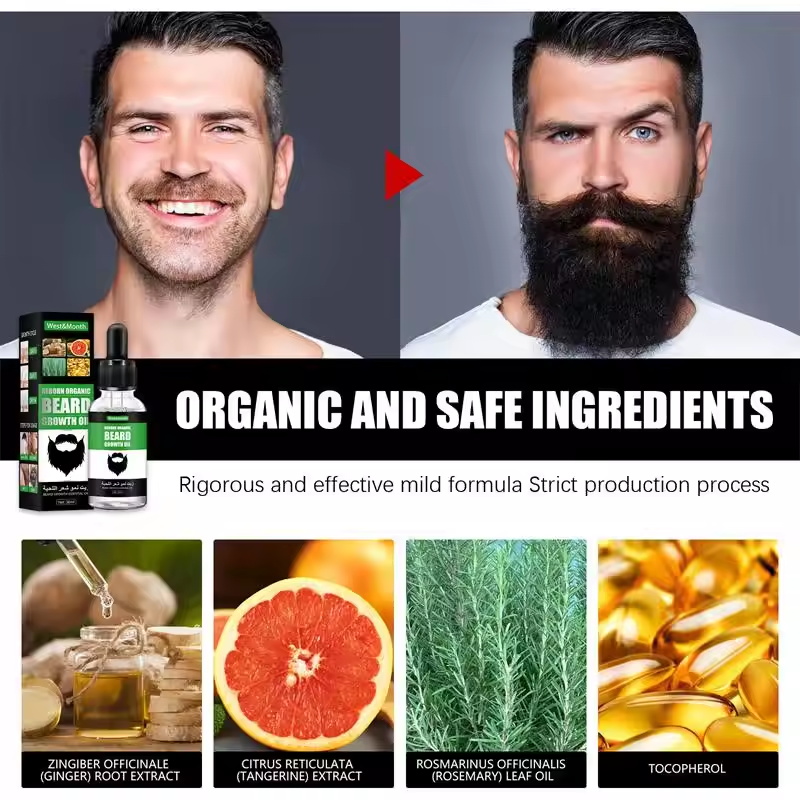 Fast Natural Mature Men Beard  - Hair Care Natural Products ulasan dan harga