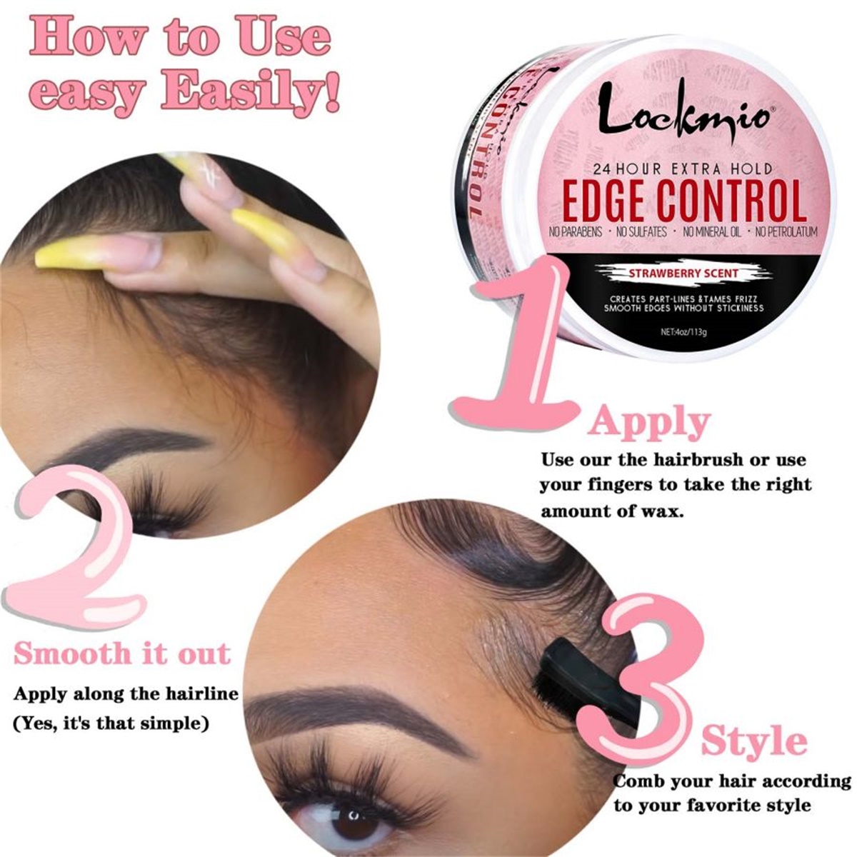 Edge Control Gel,Rosemary & Mi - Edge Control Gel ulasan dan harga